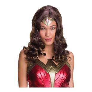 Warner Bros Wonder Woman Adult Wig Brown Adult