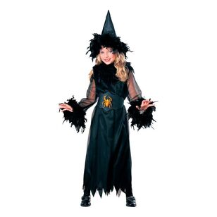 Pretty Witch Kids Costume Black Small