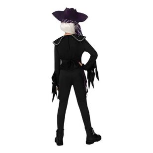 Ghost Ship Pirate Girls Costume Black Large