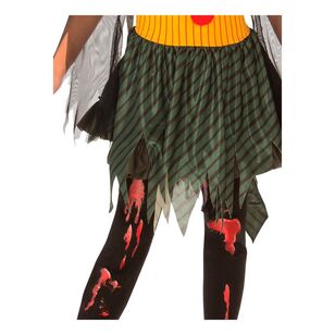 Zombie Girl Clown Costume Multicoloured