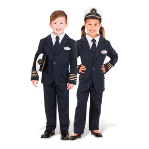 Qantas Captain Kids Uniform Navy