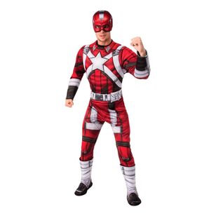 Disney Red Guardian Deluxe Adults Costume Red