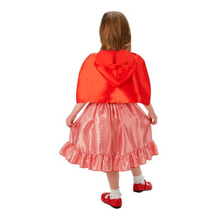 Red Riding Hood Kids Costume Red & White