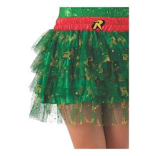 Robin Adult Skirt Green & Red Standard