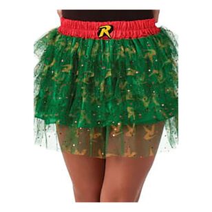 Robin Teen Skirt With Sequins Green & Red Teen