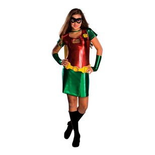 Robin Teen Titans Girls Costume Multicoloured Small