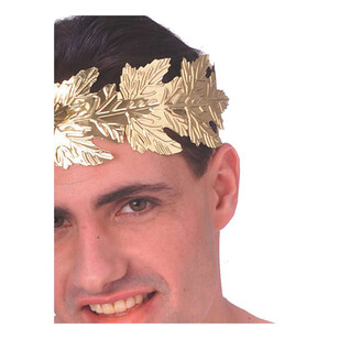 Roman Wreath Adult Headpiece Gold Adult