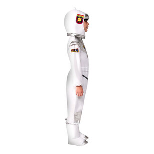 Space Suit Kids Costume White & Silver
