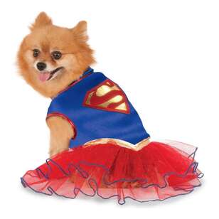 Warner Bros Supergirl Pet Tutu Dress Multicoloured