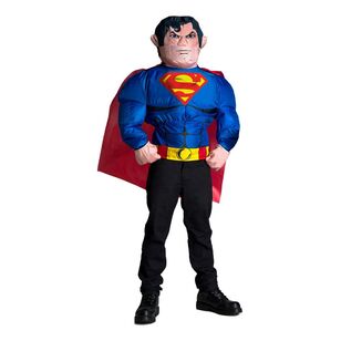 Superman Inflatable Adult Costume Top Multicoloured One Size Fits Most