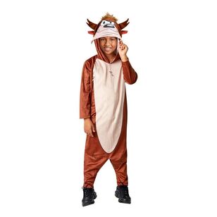 Taz Looney Tunes Kids Jumpsuit Brown Small - Medium