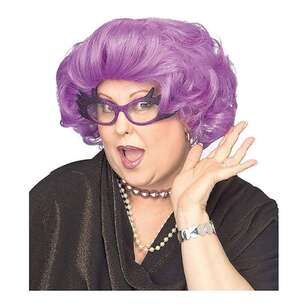 The Dame Purple Adult Wig Purple Adult
