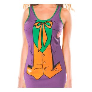 Warner Bros The Joker Adult Tank Dress Multicoloured