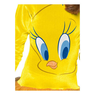 Warner Bros Tweety Hooded Kids Costume Yellow