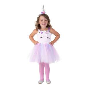 Unicorn Kids Tutu Costume Multicoloured