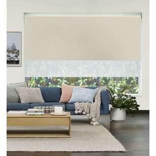 Gummerson Rylee Extra Wide Width Dual Roller Blind Sand 270 x 240 cm