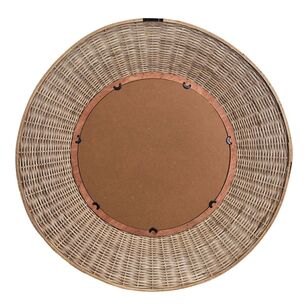 Cooper & Co Round Rattan Mirror Natural 92 cm