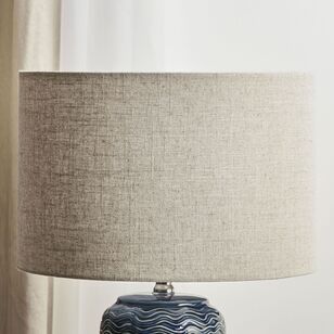 Cooper & Co Modern Ceramic Table Lamp Blue 41 cm