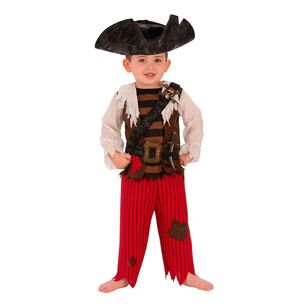 Pirate Matey Kids Costume Multicoloured