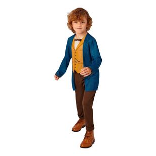 Fantastic Beasts And Where To Find Them Newt Scamander Kids Costume Multicoloured 6 - 8 Years