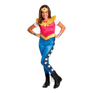 DC Comics Classic Wonder Woman Kids Costume Multicoloured 6 - 8 Years