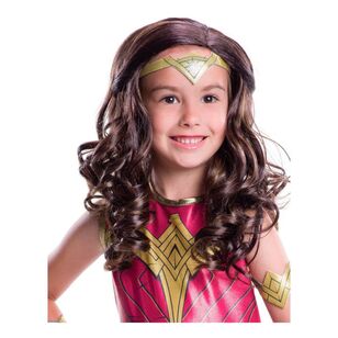 DC Comics Wonder Woman Kids Wig Multicoloured Child