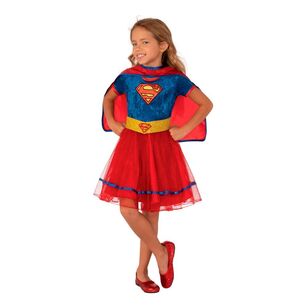 Supergirl Deluxe Kids Costume Multicoloured