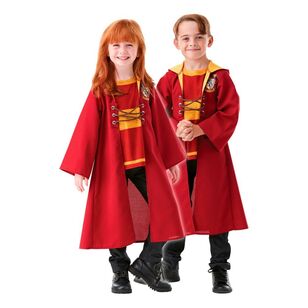 Quidditch Kids Hooded Robe Red & White