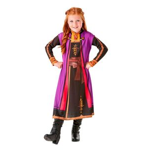 Disney Classic Ana Frozen Kids Costume Multicoloured 4 - 6 Years