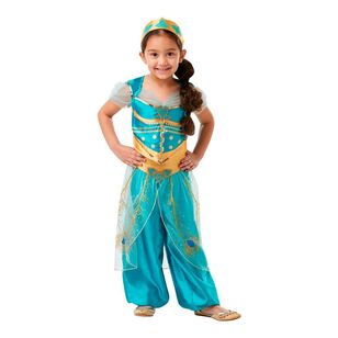 Disney Live Action Jasmine Kids Costume Multicoloured