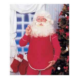 Santa Belly Stuffed Adult Costume Multicoloured Adult