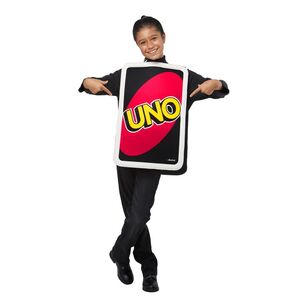 Mattel Uno Draw 4 Kids Tabard Costume Multicoloured One Size