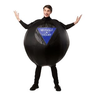 Mattel Magic 8 Ball Kids & Adult Tabard Costume Black One Size