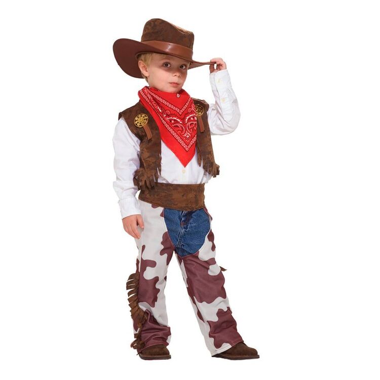 Cowboy Kids Costume Multicoloured