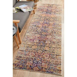 Rug Culture Zolan Transitional Round Rug Multicoloured