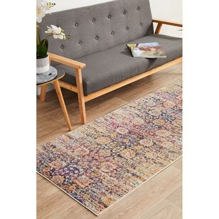 Rug Culture Zolan Transitional Round Rug Multicoloured