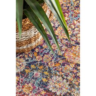 Rug Culture Zolan Transitional Round Rug Multicoloured