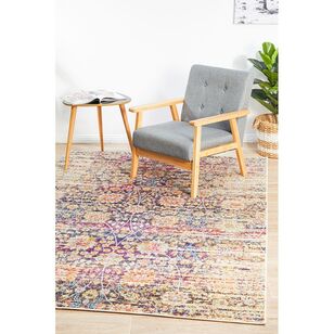 Rug Culture Zolan Transitional Round Rug Multicoloured