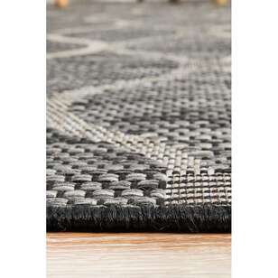 Rug Culture Terrace Trellis Indoor/Outdoor Rug Black