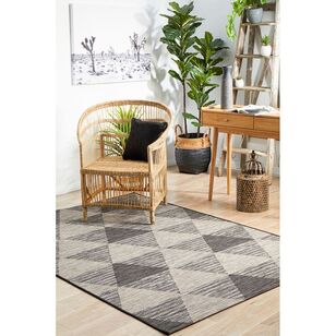 Rug Culture Terrace Geo Indoor/Outdoor Rug Black