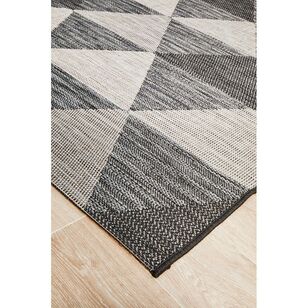 Rug Culture Terrace Geo Indoor/Outdoor Rug Black