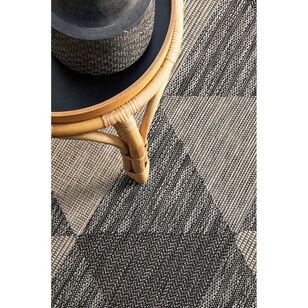 Rug Culture Terrace Geo Indoor/Outdoor Rug Black