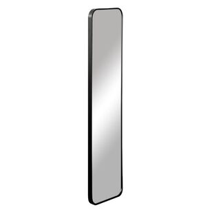 Cooper & Co Elle Black Leaning Wall Mirror I Black 120 x 30 cm