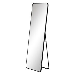 Cooper & Co Elle Black Leaning Wall Mirror II Black 165 x 56 cm