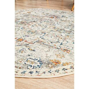 Rug Culture Century 911 Round Rug Off White