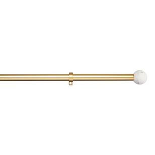 KOO 22/25 mm Hayes Marble Ball Rod Set Soft Brass 96-270 cm