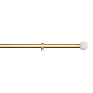 KOO 22/25 mm Hayes Terrazzo Ball Rod Set Soft Brass 96-270 cm