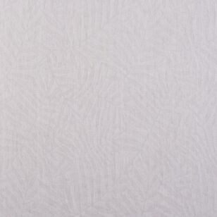 KOO Westwood Fern Sheer Concealed Tab Top Curtains Silver 220-270 x 280 cm