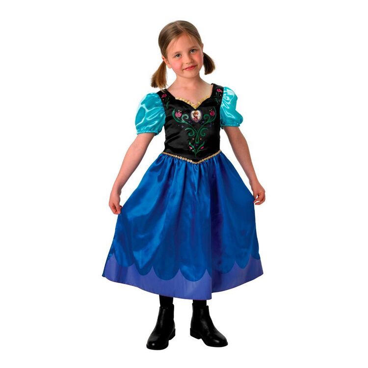 Disney Frozen Anna Kids Classic Costume Multicoloured