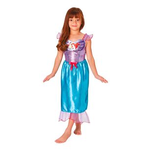 Disney The Little Mermaid Ariel Sequin Classic Kids Costume Multicoloured